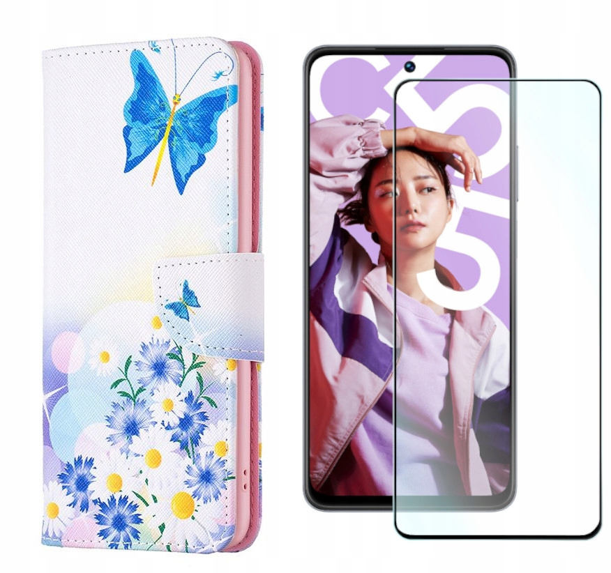 

Etui do Realme C55 Fancy Pokrowiec motyl +szkło