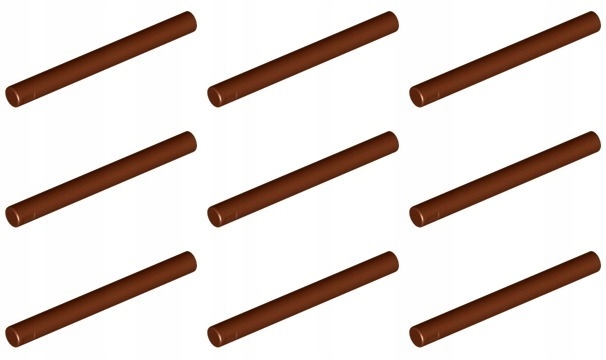 

Lego 30374 Pręt 4L Miecz brązowy Nowy (3g) 9 szt.