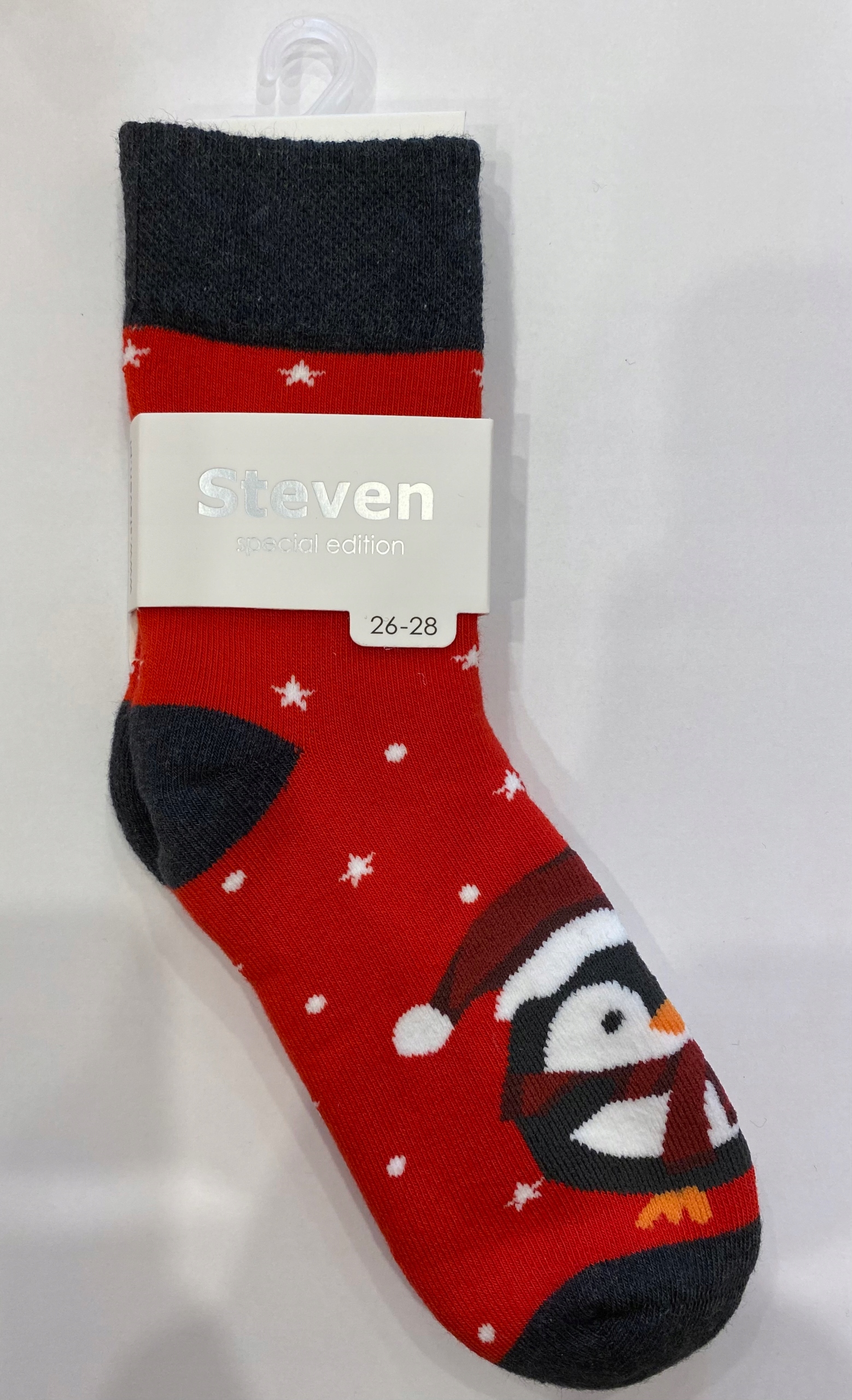 

Skarpety Steven Świąteczne art.154 frotte 32-34