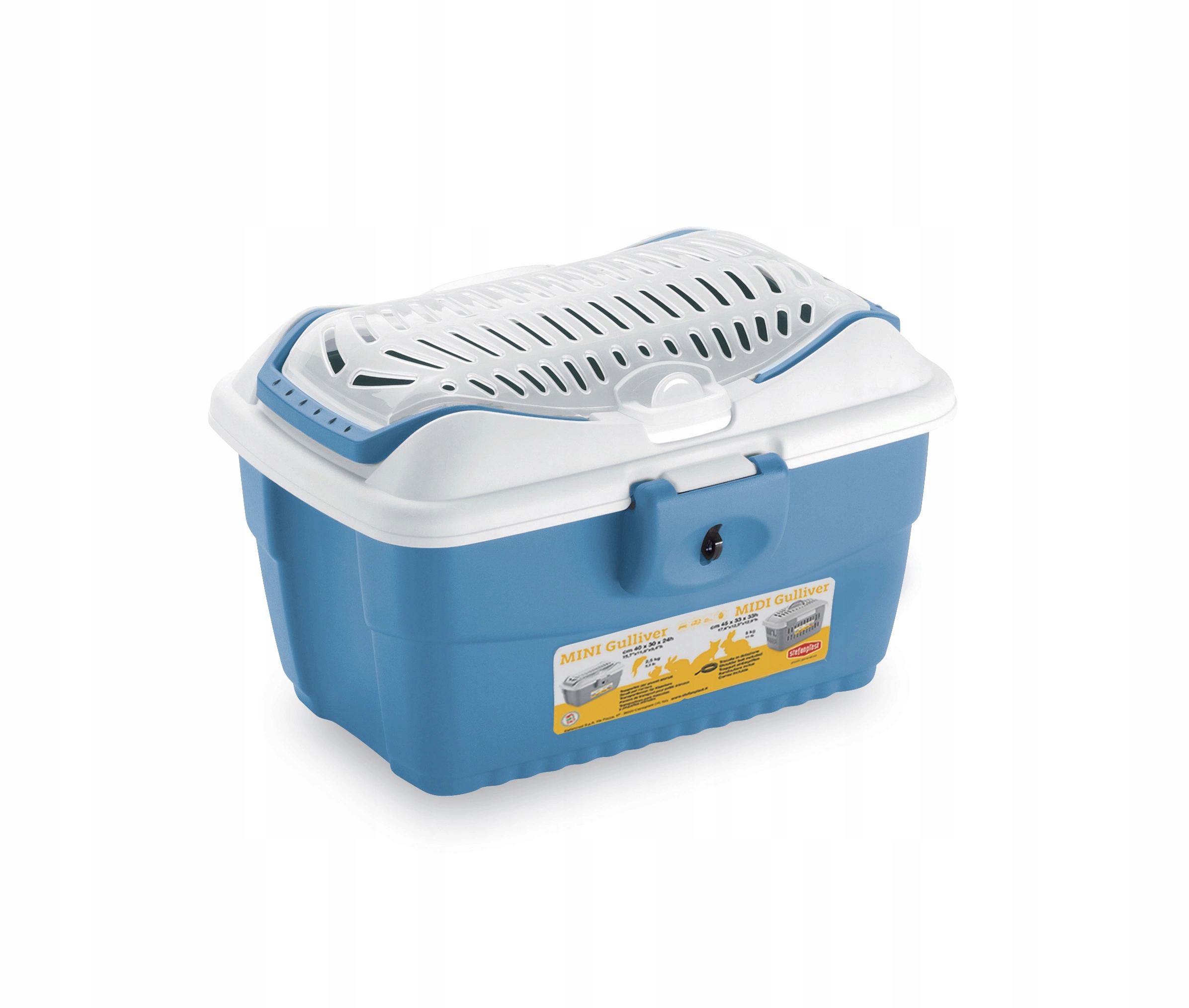 Zolux Přepravka pro hlodavce a papouška Mini Gulliver modrý