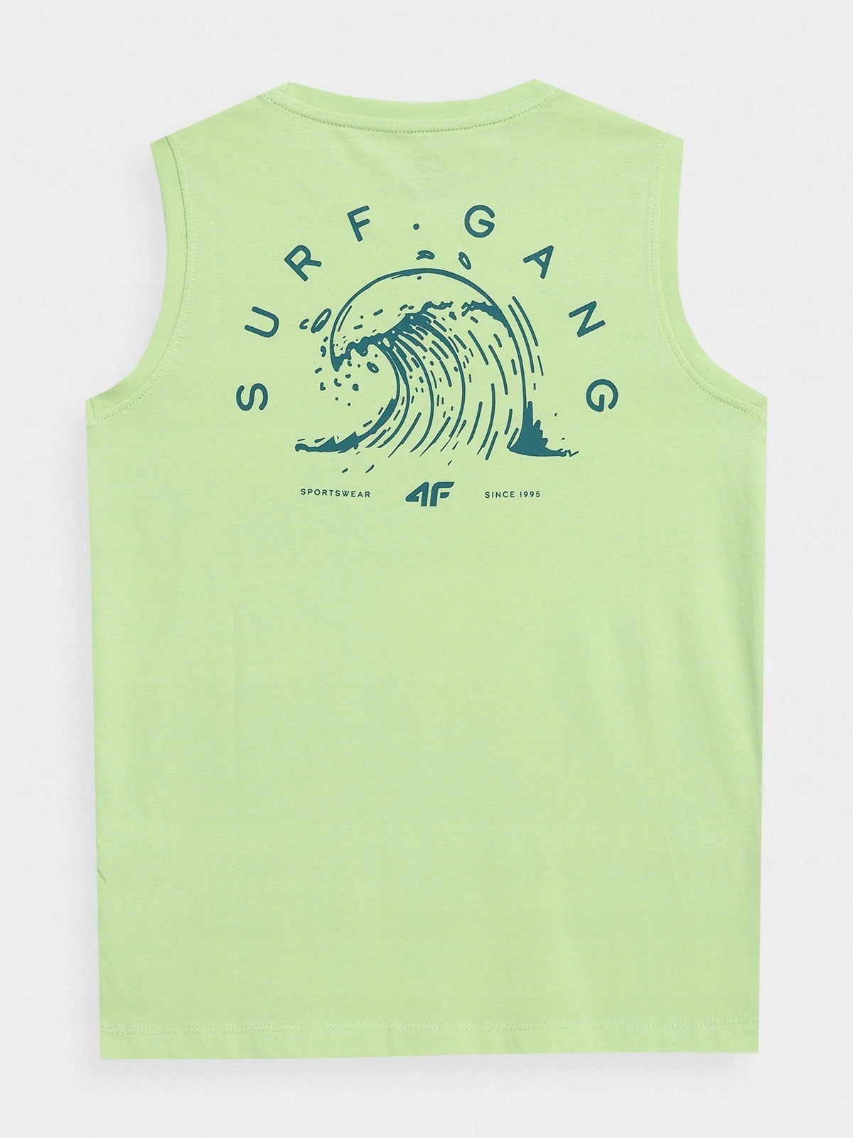 KOSZULKA CHŁOPIĘCA 4F TOP BAWEŁNIANY BEZ RĘKAWÓW Materiał dominujący bawełna