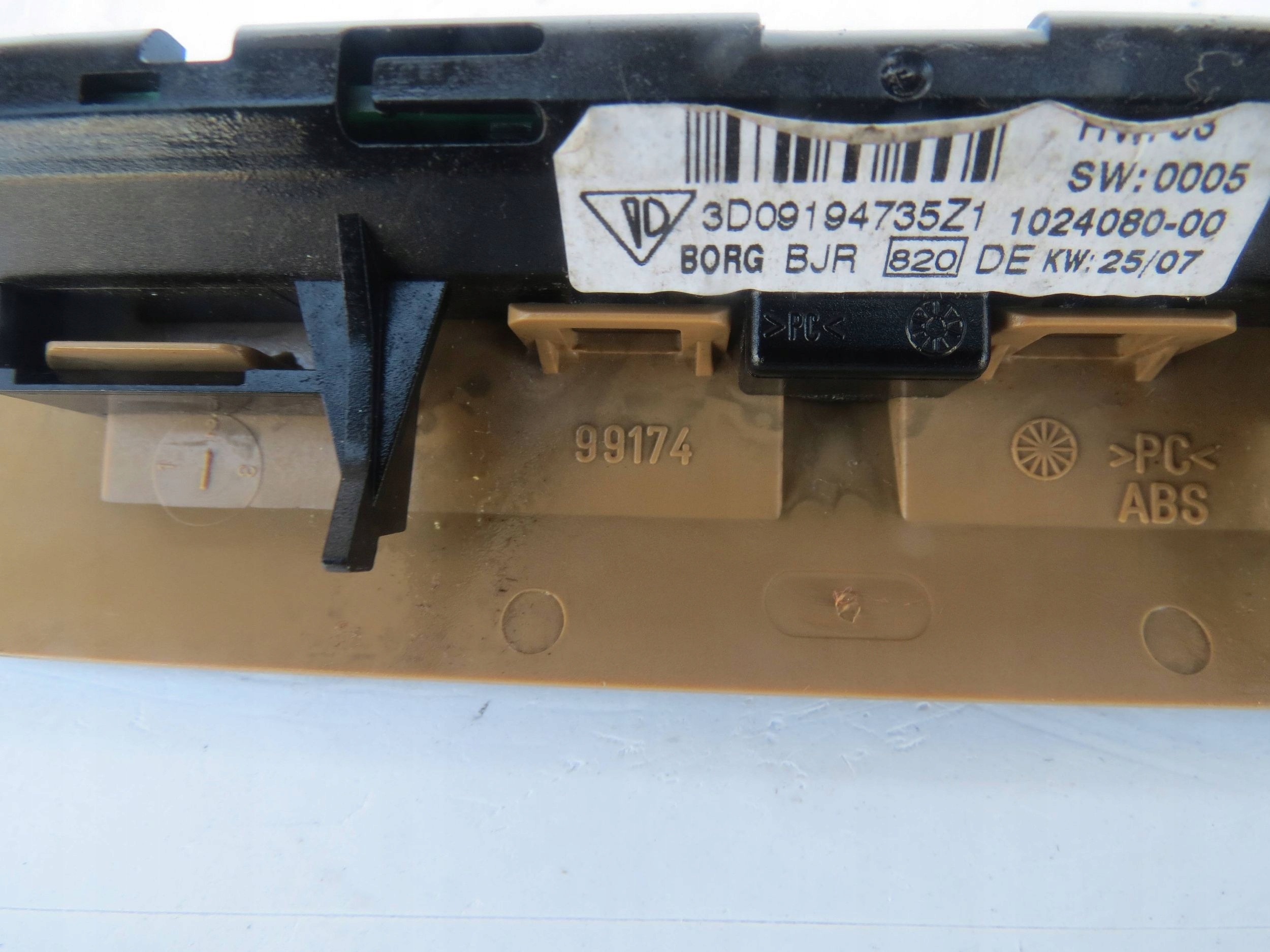 display PDC PORSCHE CAYENNE 4.8 V8 3D0919473