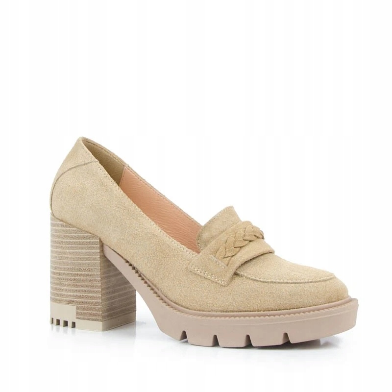 Bioeco By Arka 6356 Lodičky Kůže Semiš Béžová 38