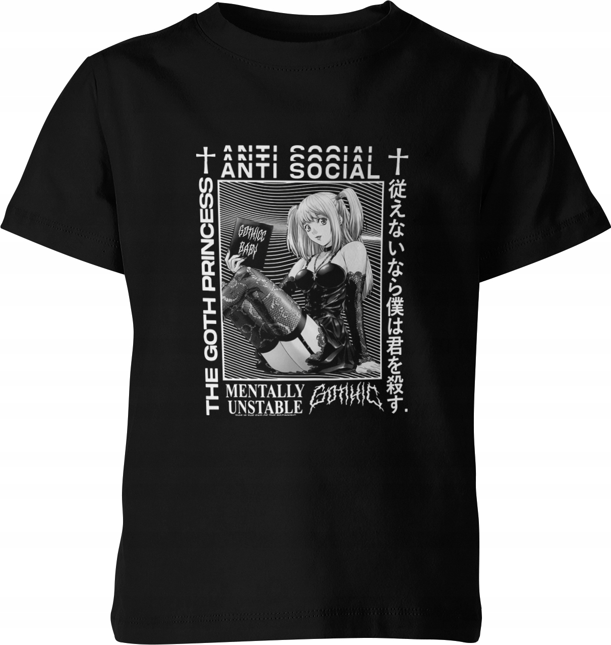 

Koszulka Goth Gothic Dziecięca T-shirt Roz 152 CM