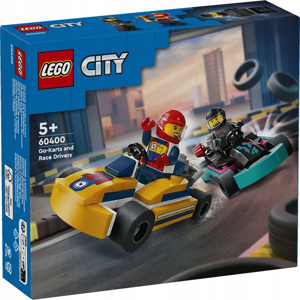 Klocki Zestaw Lego City 60400 Gokarty i kierowcy wyścigowi