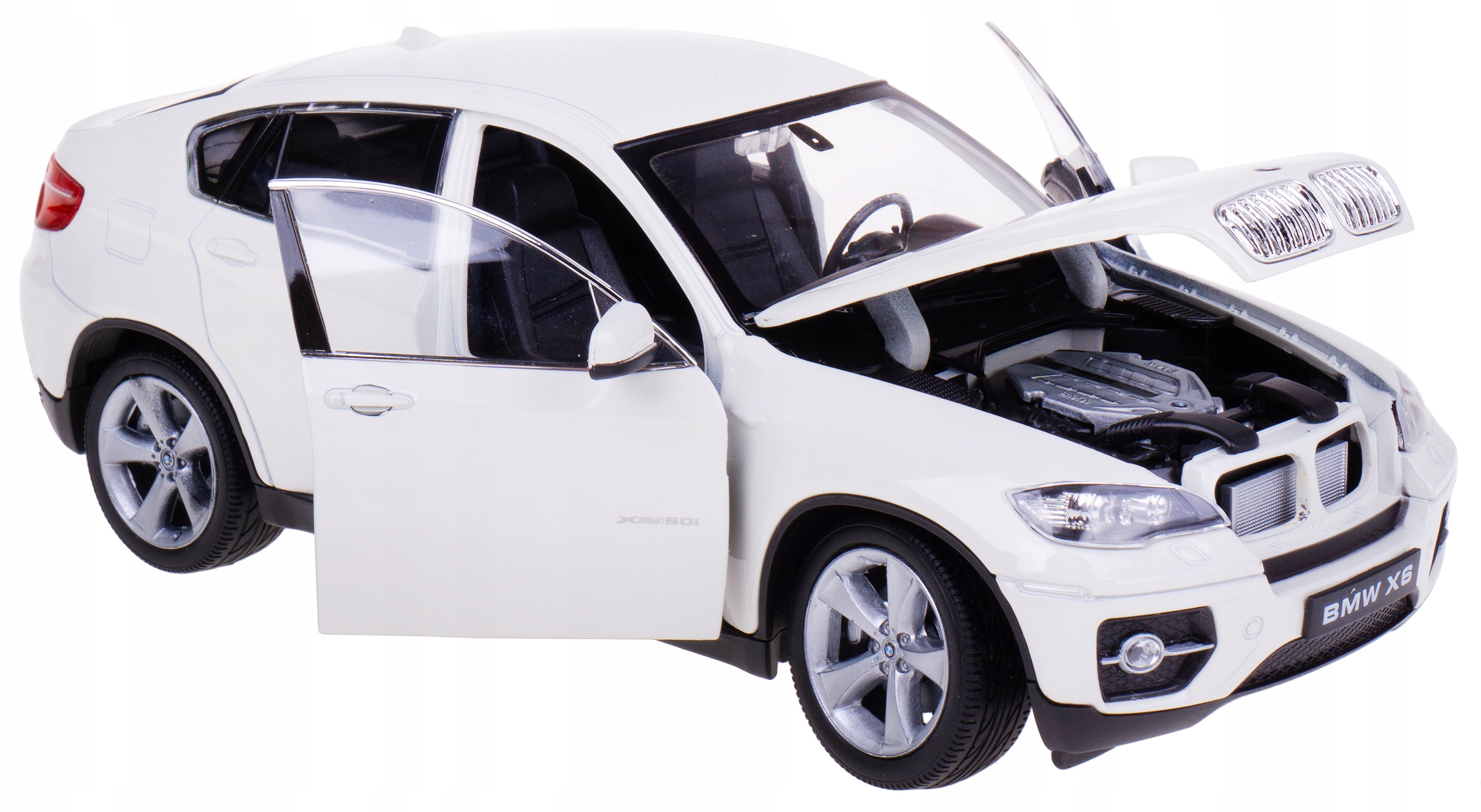 Bmw X6 Model Kovový Welly V Měřítku 1:24 Bílý