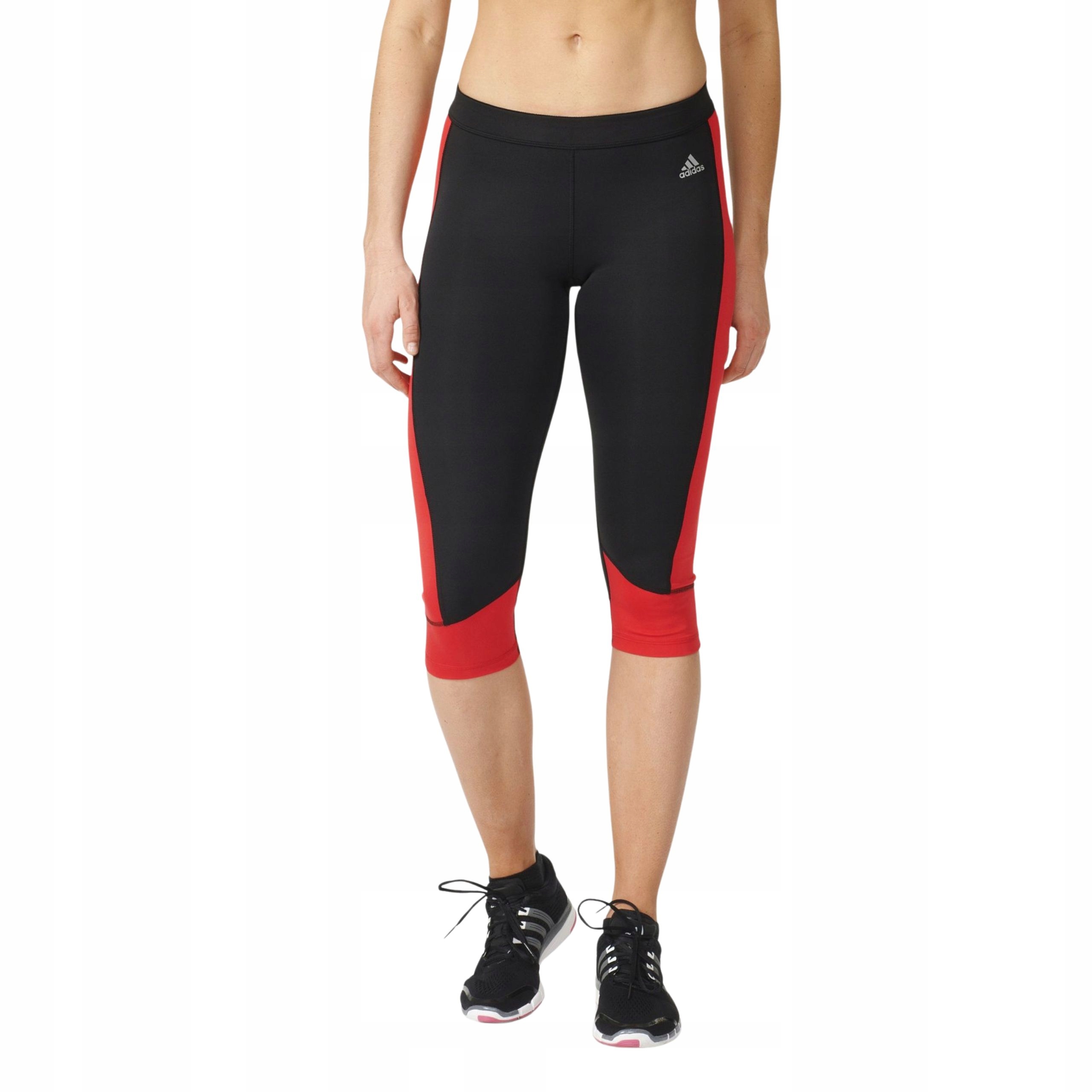 Damskie legginsy treningowe 3/4 Adidas Techfit Capri S
