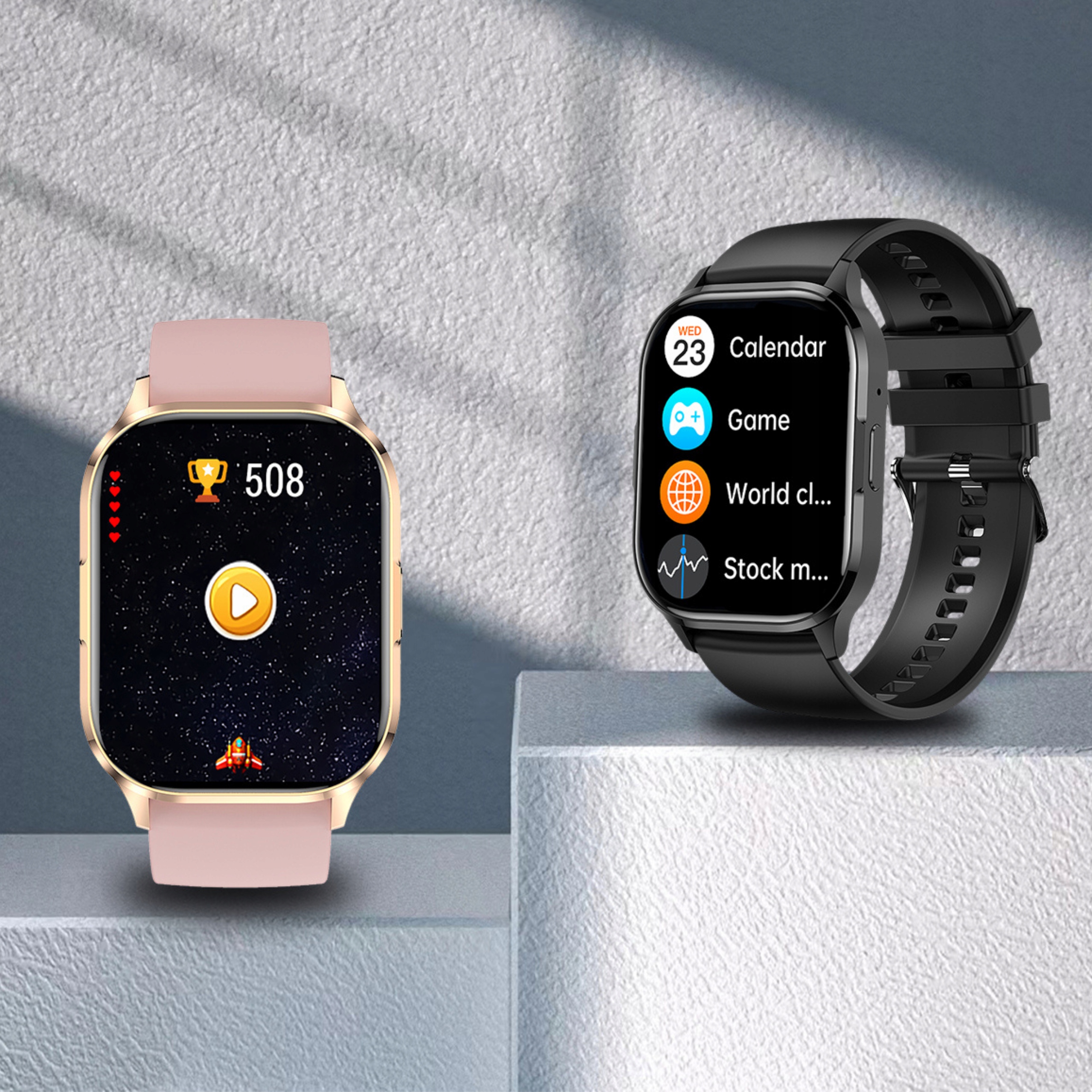 SMARTWATCH ZEGAREK DAMSKI LUXURY ROZMOWY CIŚNIENIE FITNESS MENU POLSKIE Kompatybilność systemowa Android iOS Windows Phone