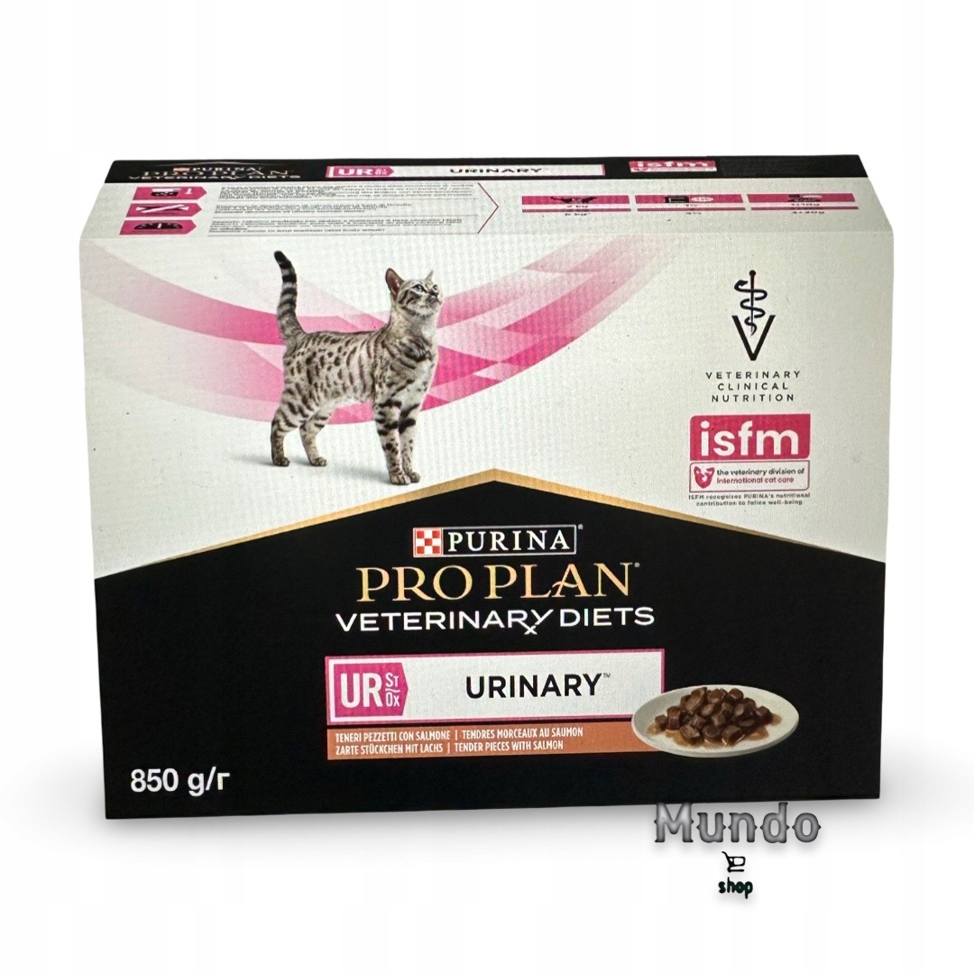 Vlhké Krmivo Purina Veterinary Diets Urinary Pro Kočky s lososem 85 g 10 ks