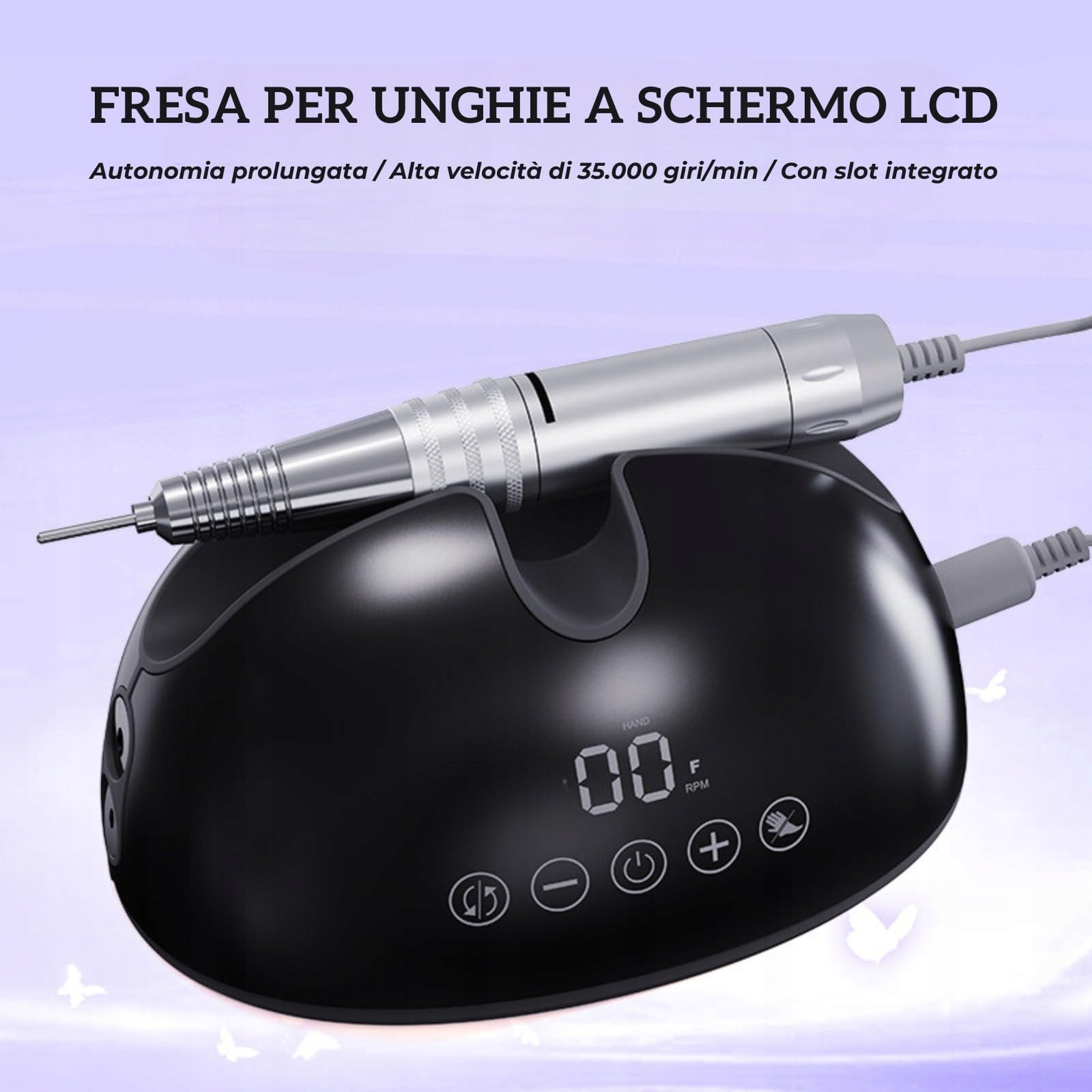 VOLTIX Profesjonalna Frezarka Do Paznokci 35000 Obrotów Zestaw Manicure — miniatura 6
