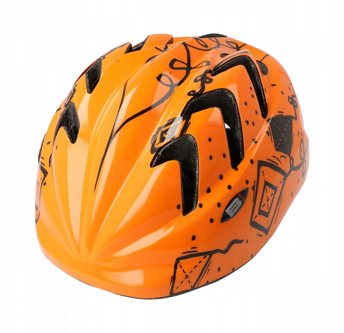 

Kask rowerowy B-skin Kidy Pro kites S pomarańczowy