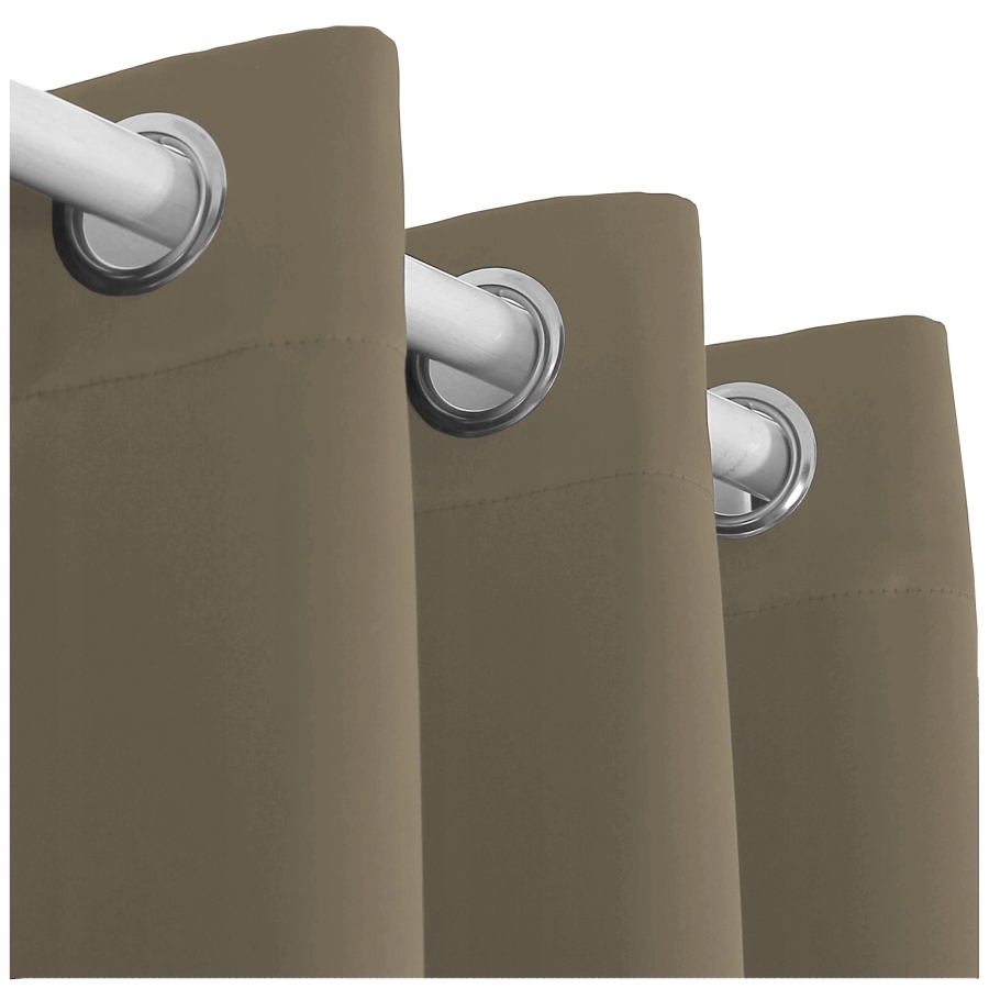 ZASŁONY MATOWE ZASŁONA PRZELOTKI 145x250 beżowy