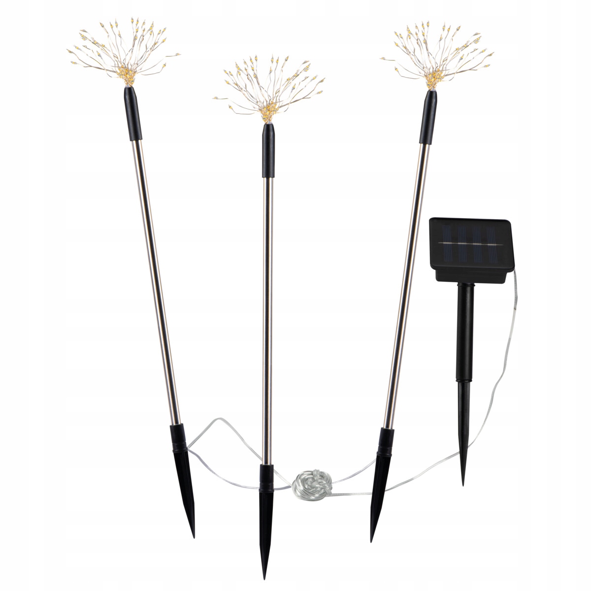 

Solarny zestaw Stick-light Led 3x lampki wbijane