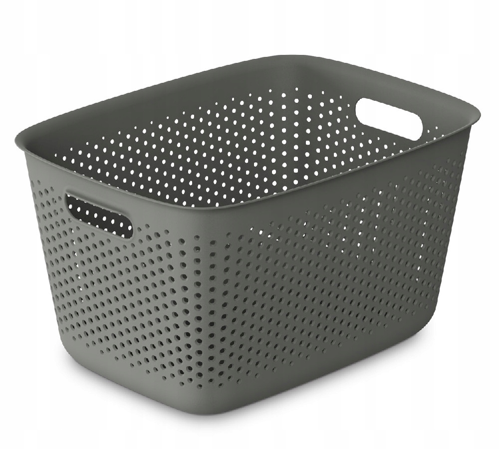 Pudełko plastikowe 17l - wytrzymały pojemnik 39×29×22 cm do domu i biura