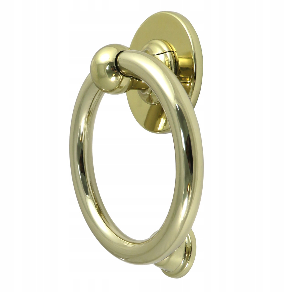 Kruhová, ťažká zlatá kolíska Bull Ring 165 x 110 mm
