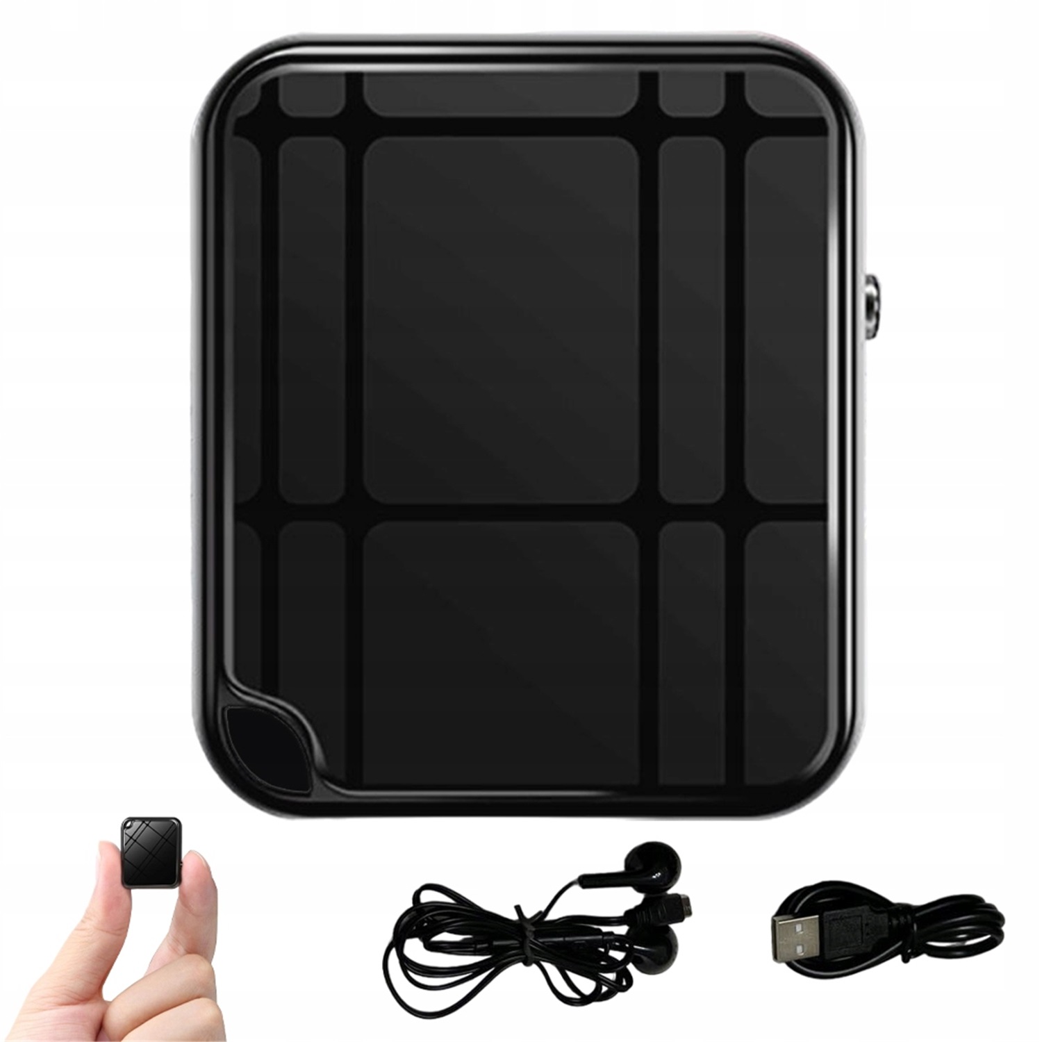 Mini Diktafon Nahrávání Jedním Dotykem MP3 16GB Pro Přednášky Výuka