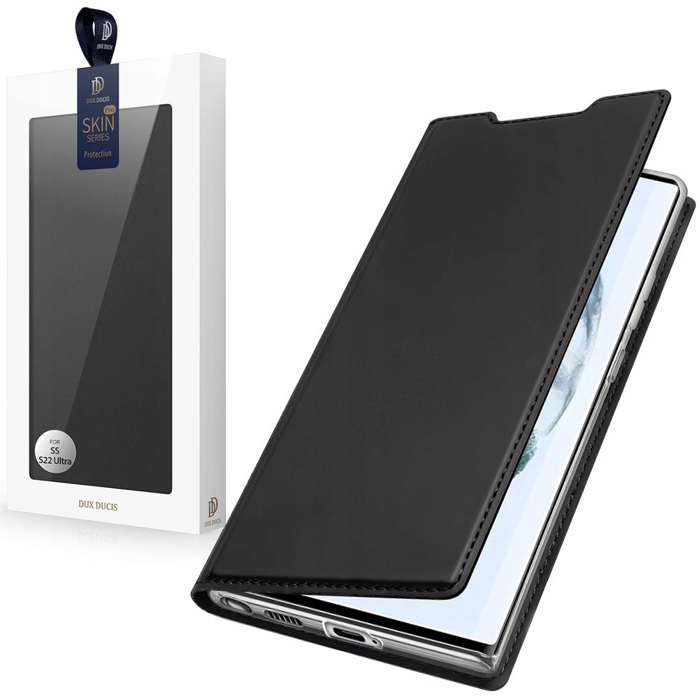 

Etui z Klapką do Samsung Galaxy S22 Ultra, Czarne