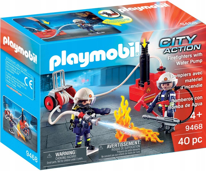 

Playmobil 9468 Strażacy Z Gaśnicą