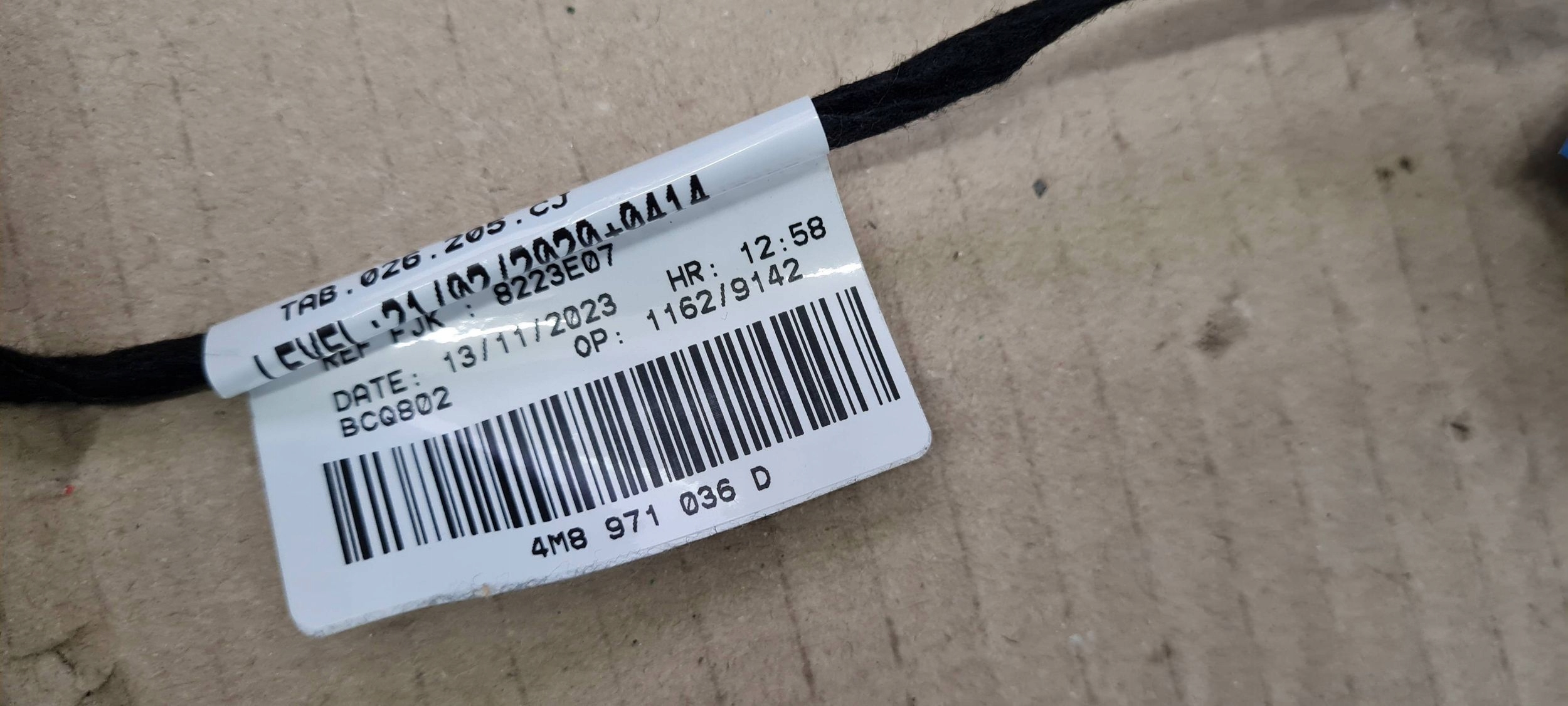 SQ8 4M RSQ8 Q8 bundle wiring BOCZKA door right front 4M8971036D