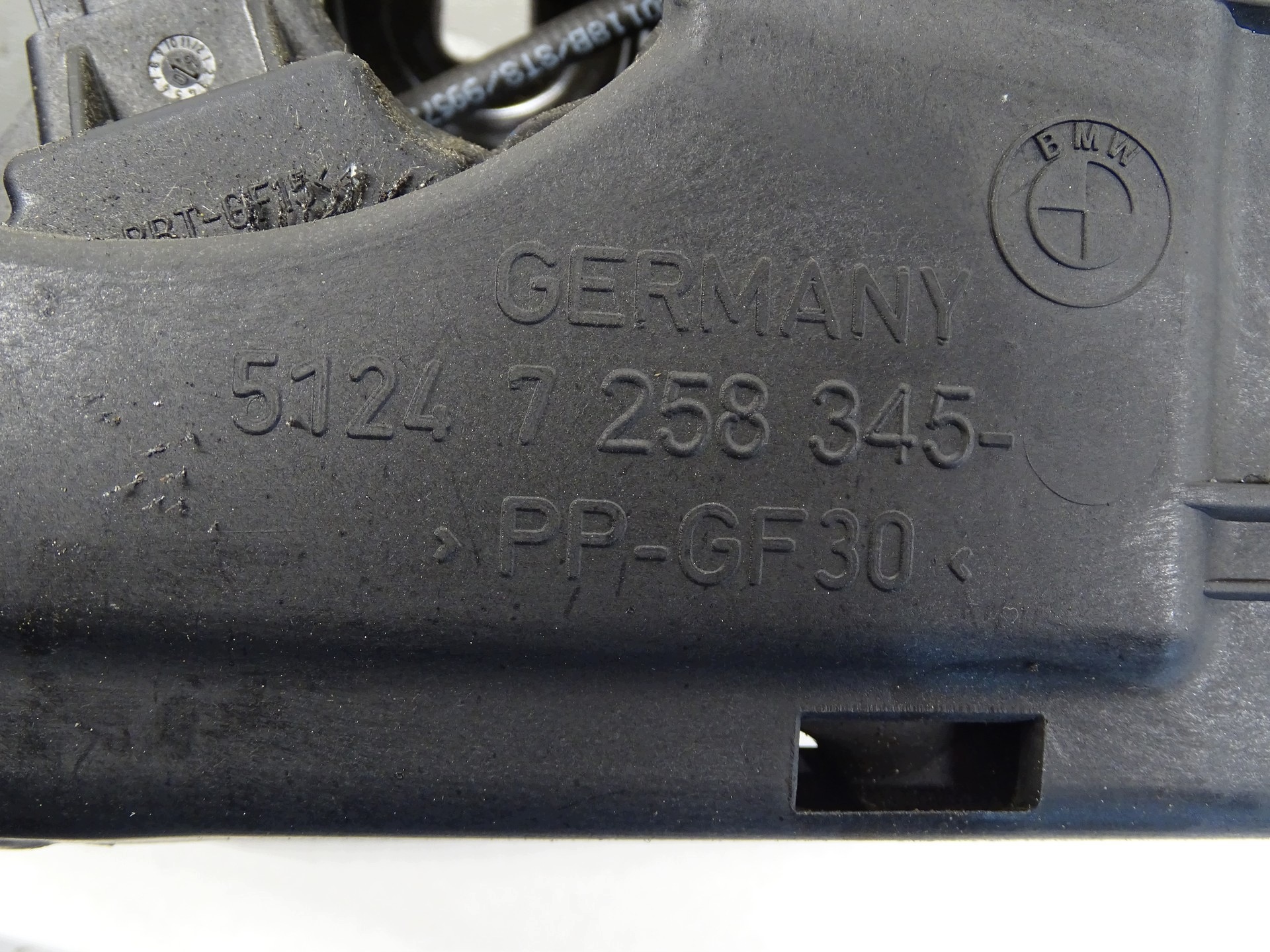 lock mechanism bonnet rear part boot BMW 3 E93 7258345