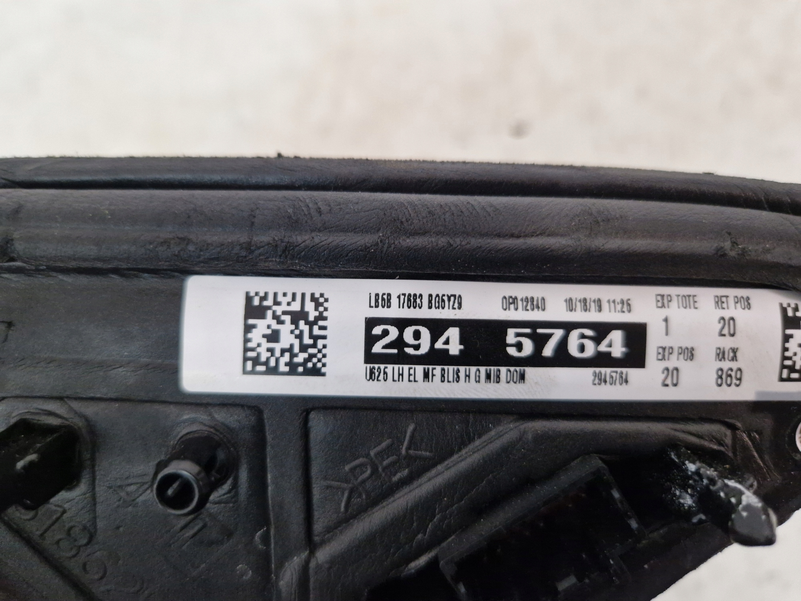 FORD EXPLORER VI 6 mirror exterior left 8 PIN LB6B 17683 BQ6YZ9