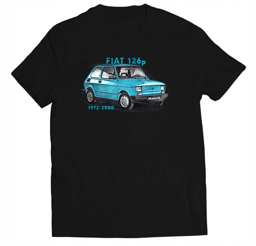 

Koszulka Stare Polskie Auta Tshirt Maluch 126P 3XS