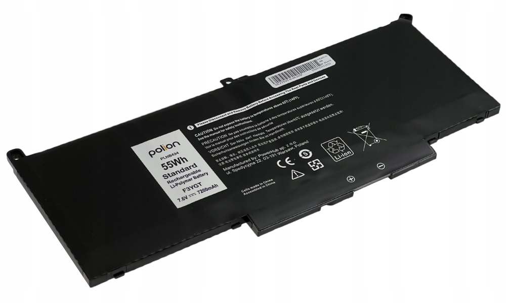 Trx Baterie Polion F3YGT pro notebooky Dell 451-BBYE Latitude 7280 7290 738