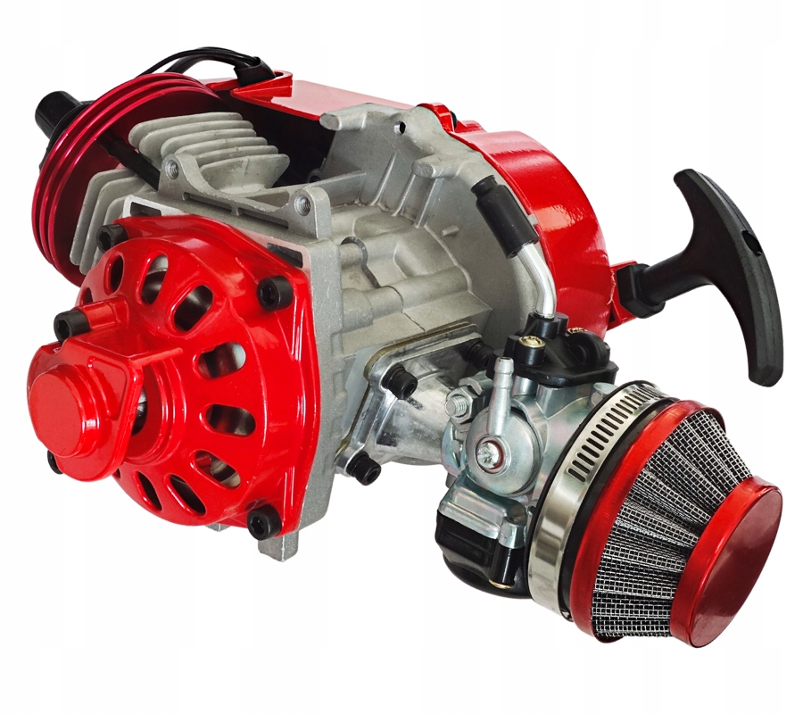 Silnik Pocket Bike Mini Quad Cross Czerwony Tuning