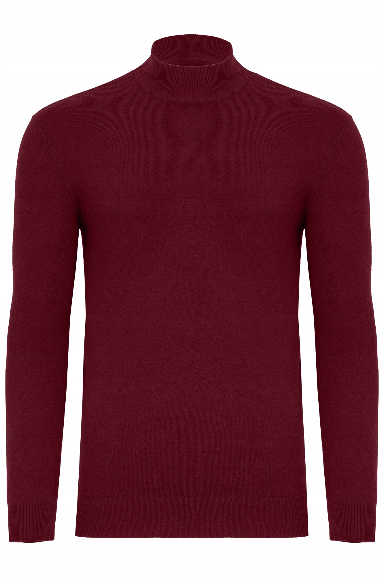 

Półgolf Męski Bordo Gładki Golf Cienki Slim Fit XL