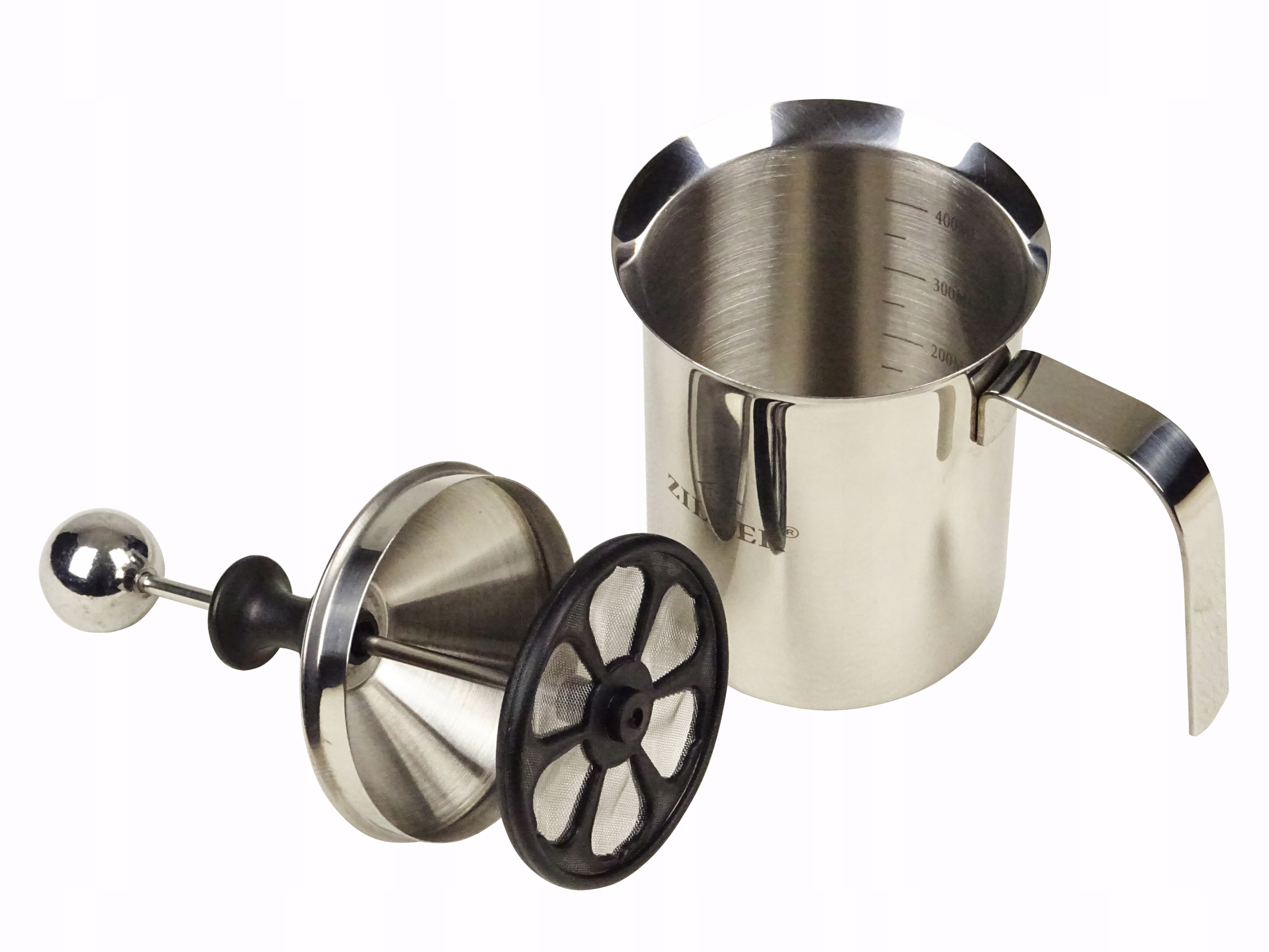 

Spieniacz Ubijak Mleka 400ml Stalowy Garnek Kubek