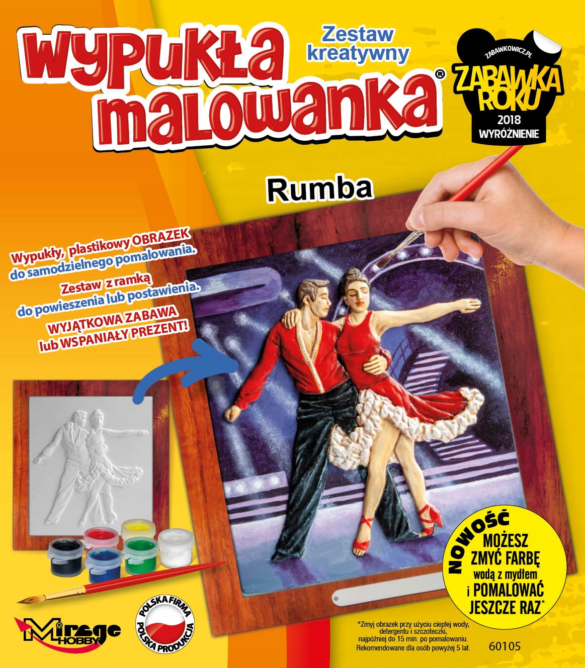 

Wypukła Malowanka Taniec Rumba Zestaw Kreatywny