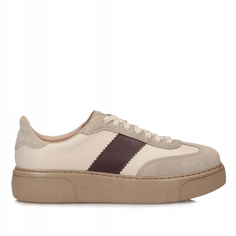 Dámské tenisky Ryłko 0RR12_X_ _2DVF, barva béžová kožená