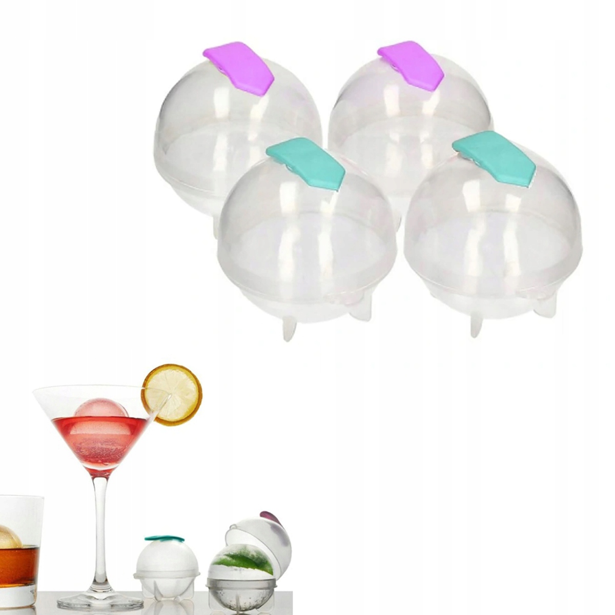 KOSTKI LODU WIELOKROTNEGO UŻYTKU DO DRINKÓW