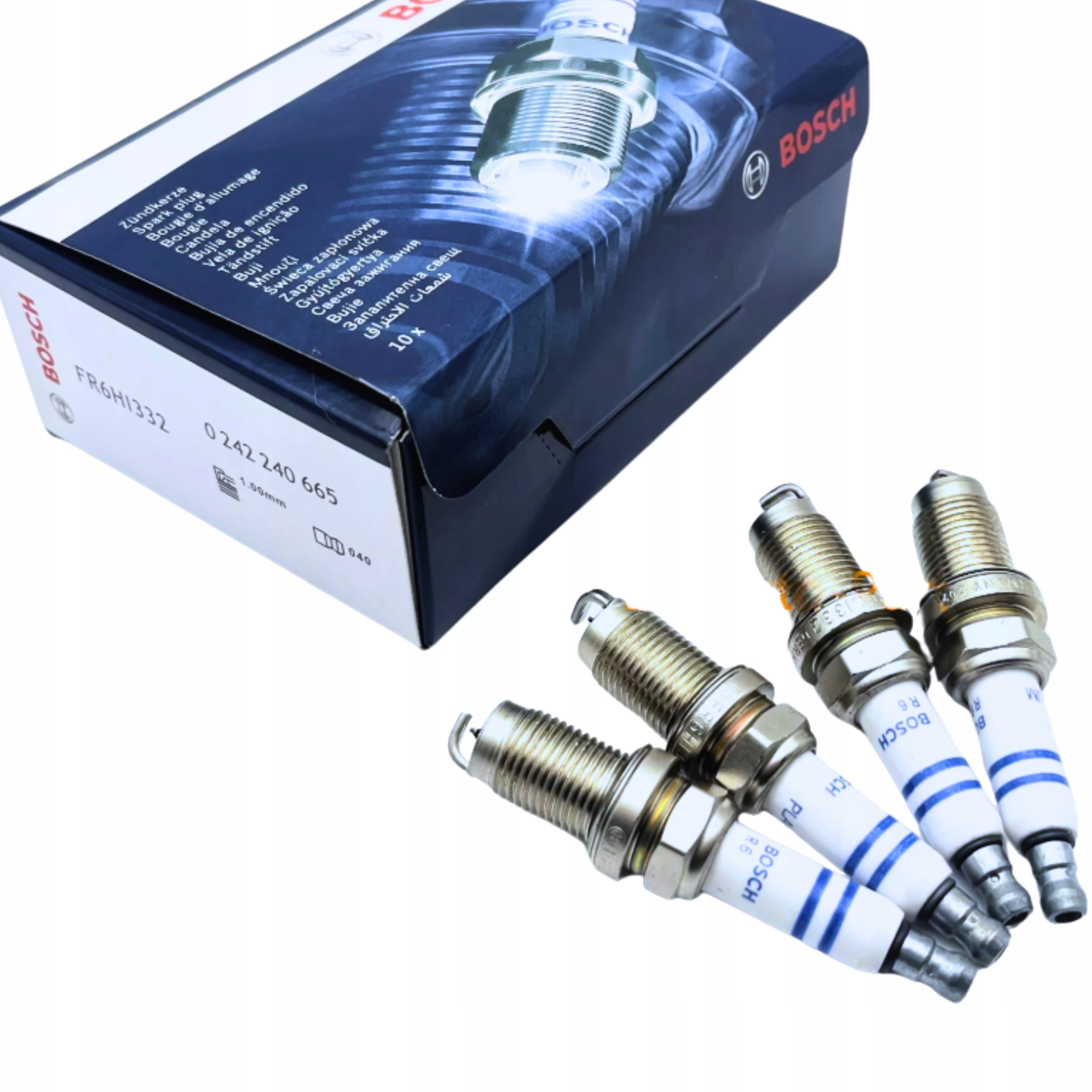 4x Iridová Zapalovací Svíčka Bosch Audi Seat Škoda Vw 1.2 1.4 Tsi