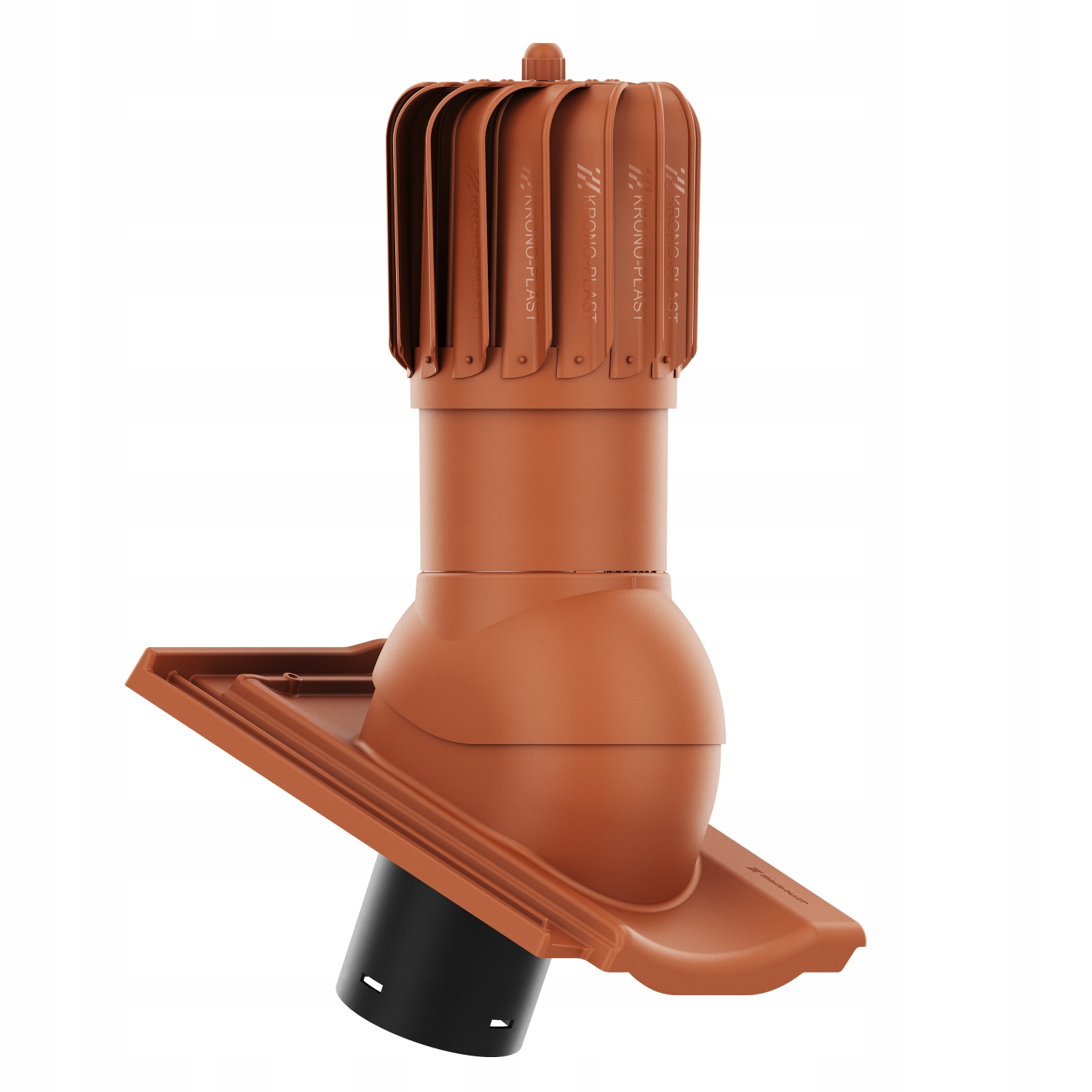 Větrací komín Otočný podlouhlý 150 Creaton Cantus Červený Natural