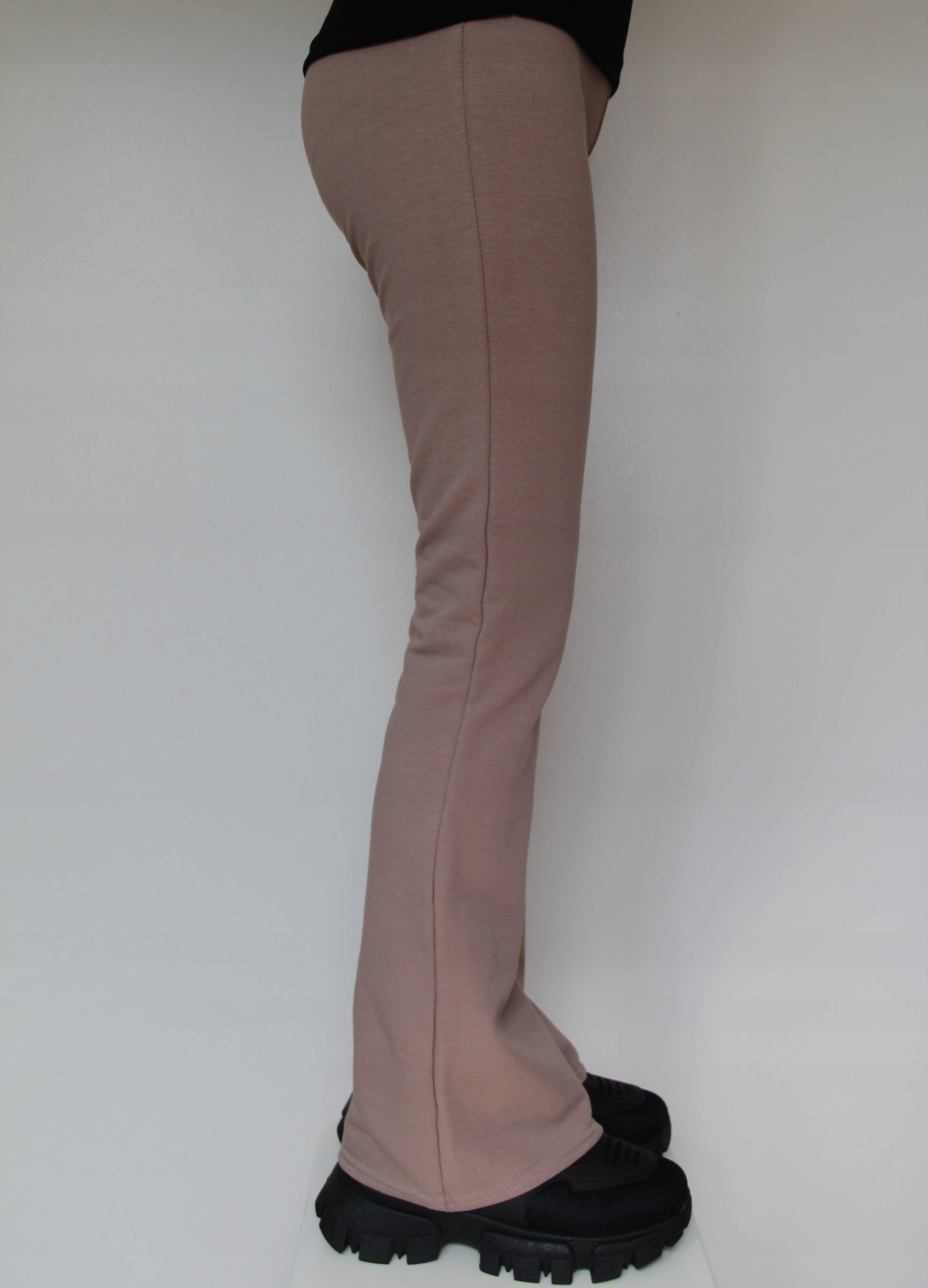 Legginsy FLARE Getry DZWONY CAPPUCINO r.158 Marka Inna marka