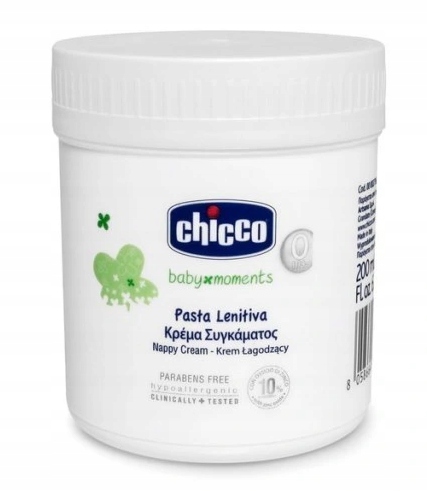 CHICCO Baby Moments Krem łagodzący przeciw odparzeniom 200ml