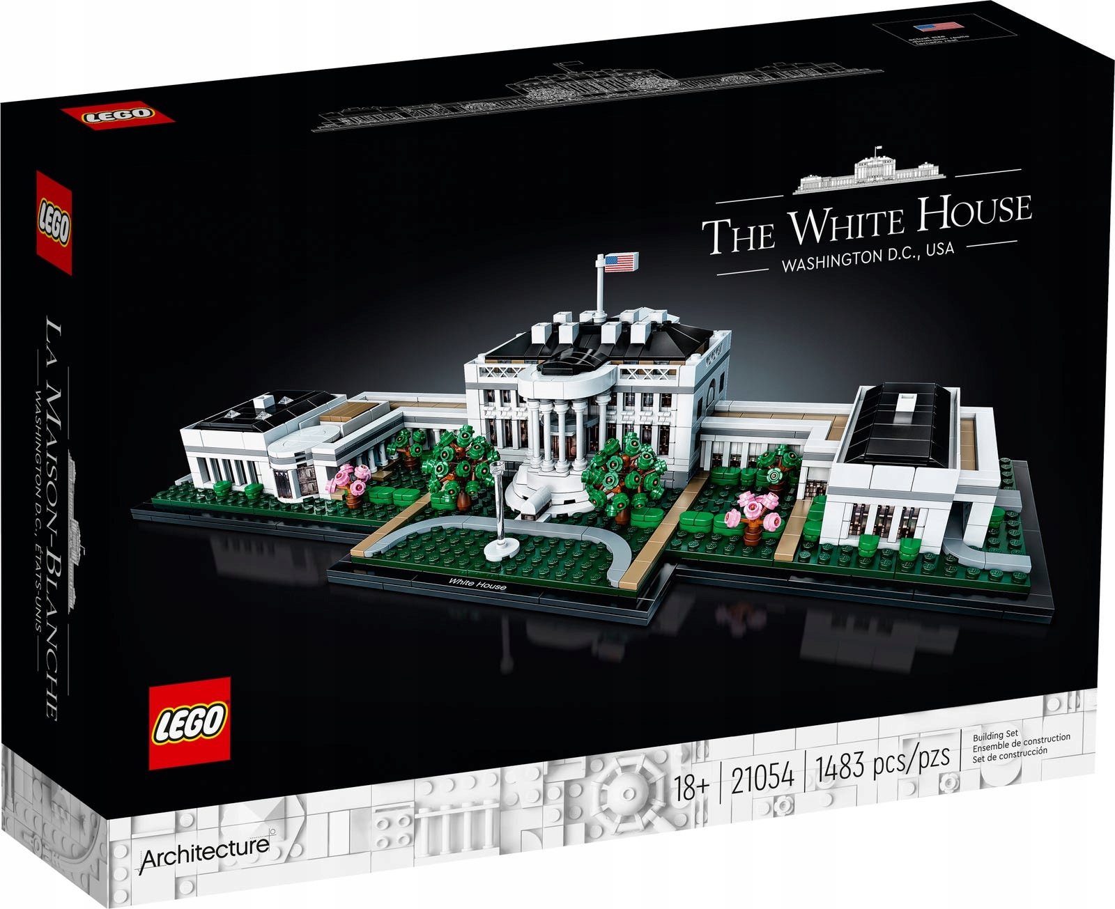 LEGO Architecture - 21054 Biały Dom - Nowe