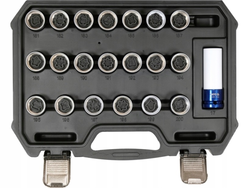 Sada Nástavcov Pre Bezpečnostné Skrutky Opel 21 Prvkov Yato