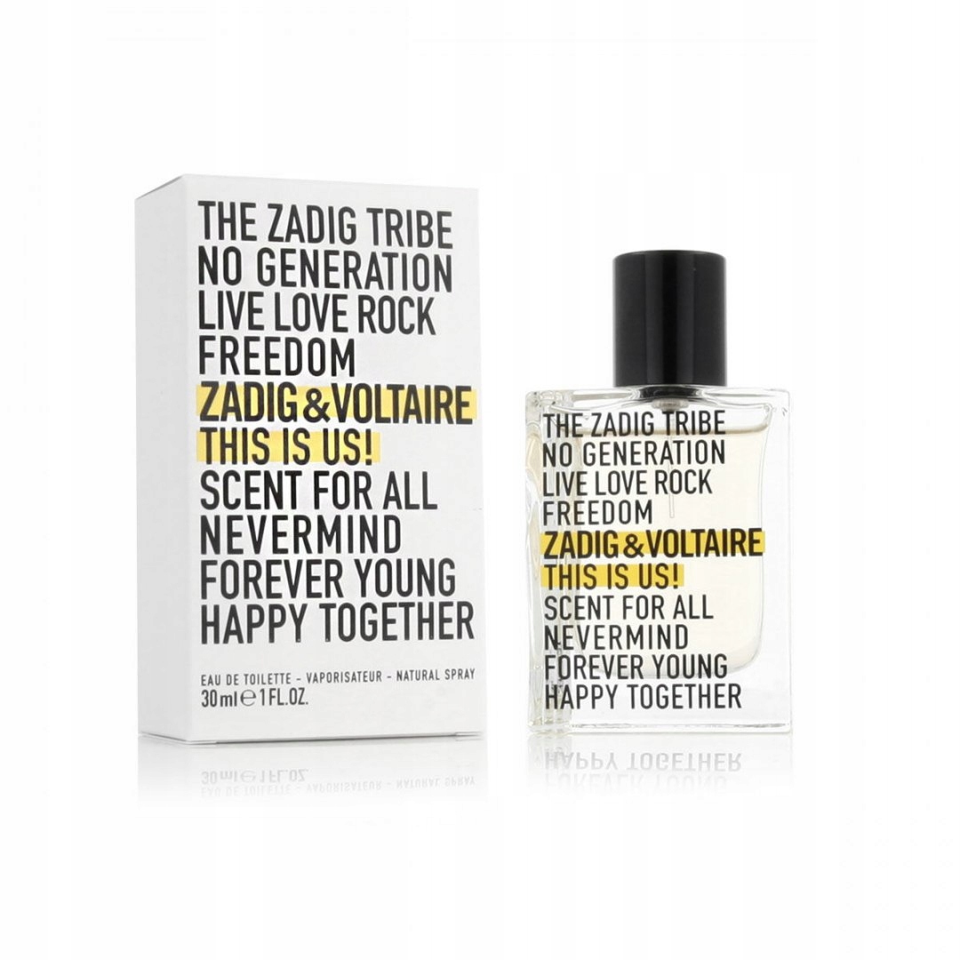 Unisex Parfém Zadig & Voltaire This is Us! Scent for All Edt 30 ml