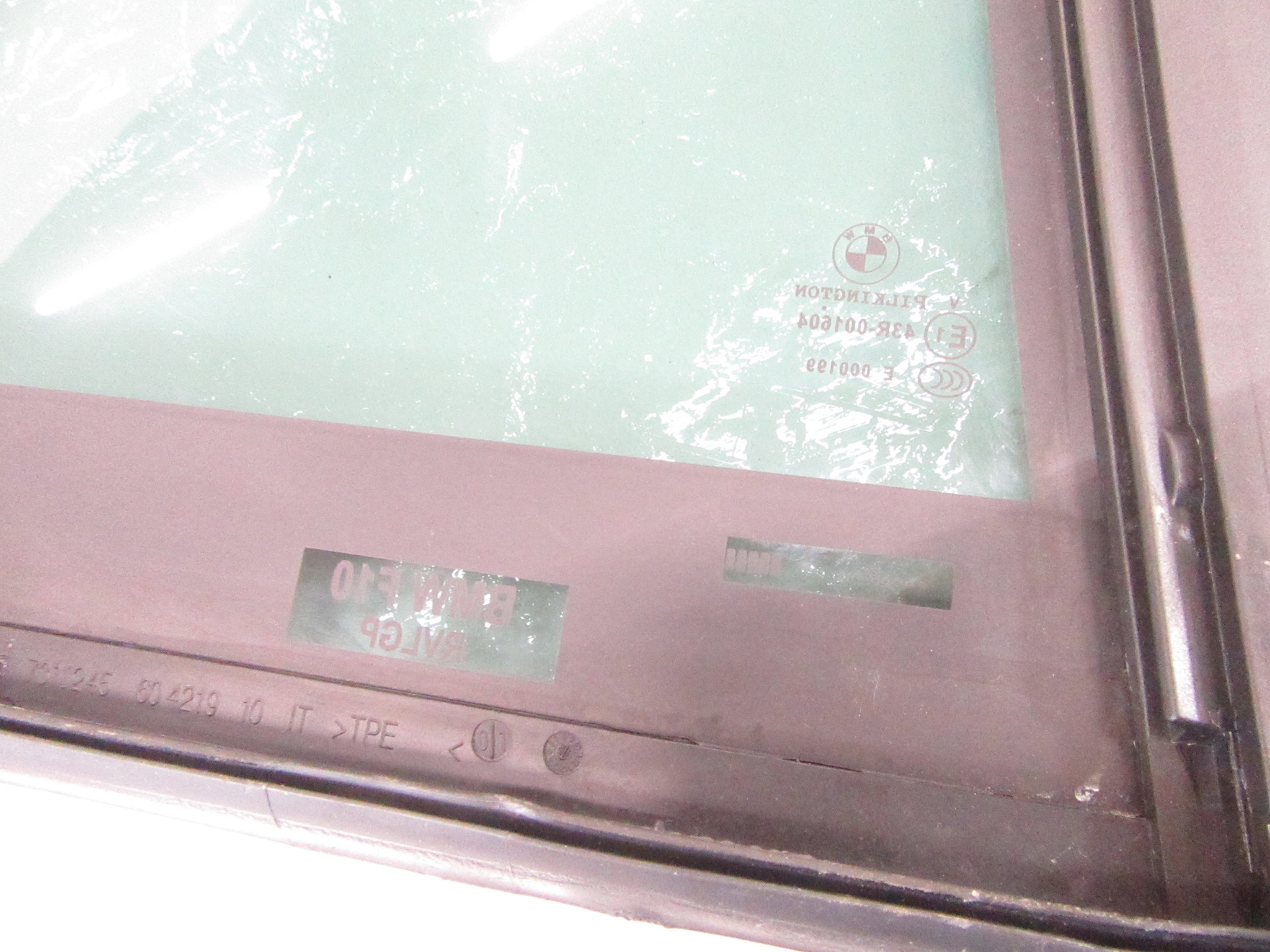 window left left rear part BMW 5 F10 sedan