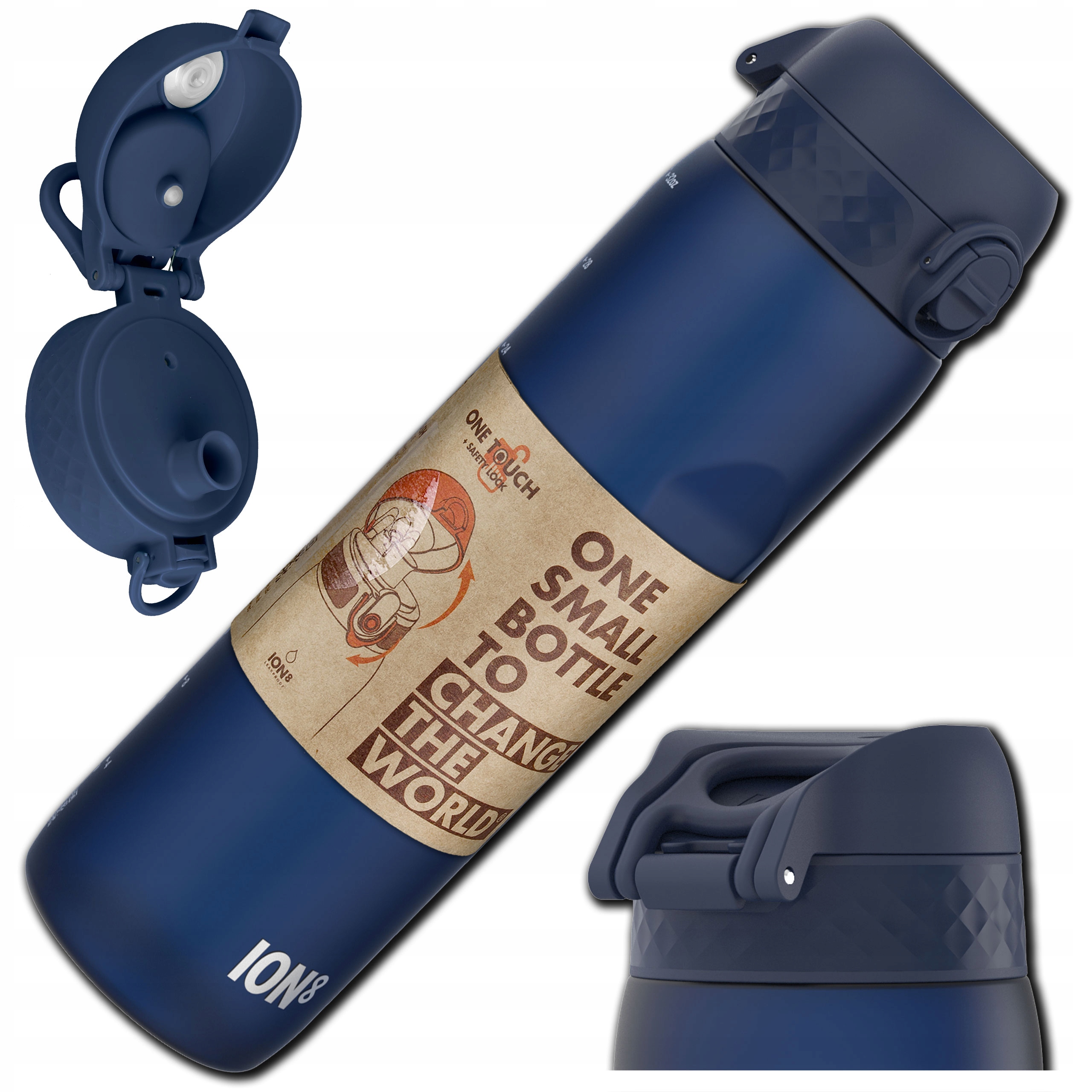 

Bidon Butelka Sportowa ION8 1000 ML Z Atestem Navy