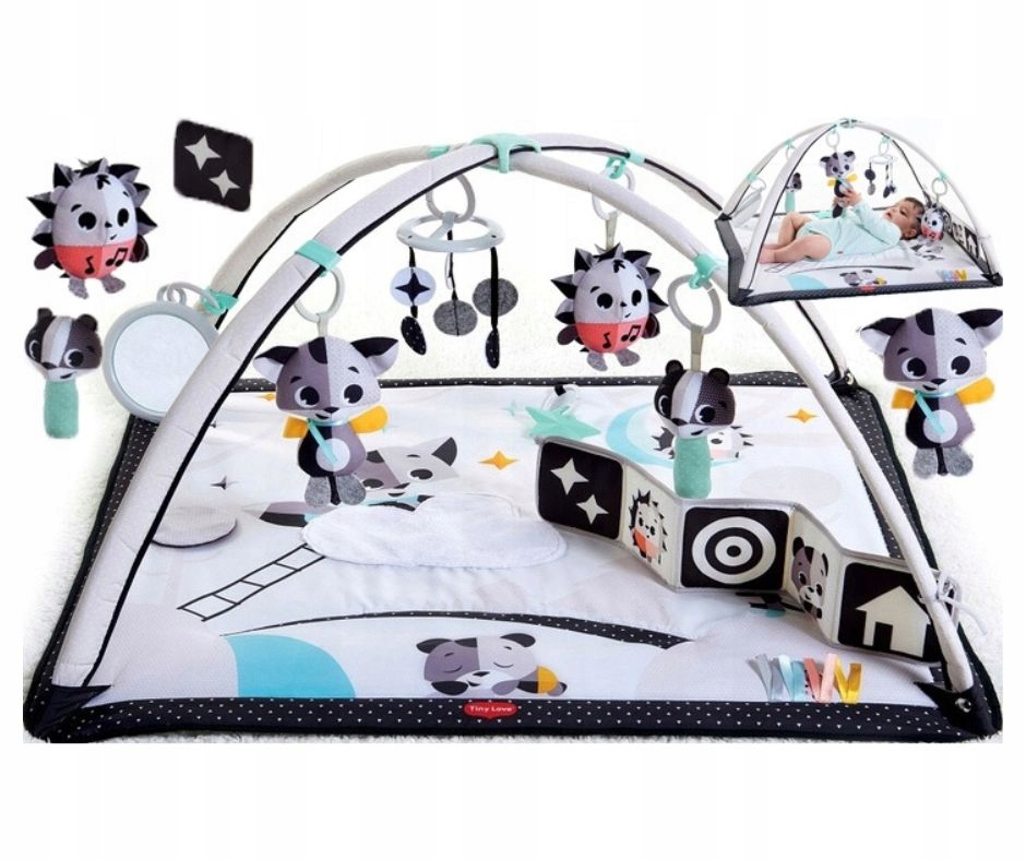 TINY LOVE Mata Edukacyjna Do Zabawy Dla Niemowląt 78x88 — miniatura 13