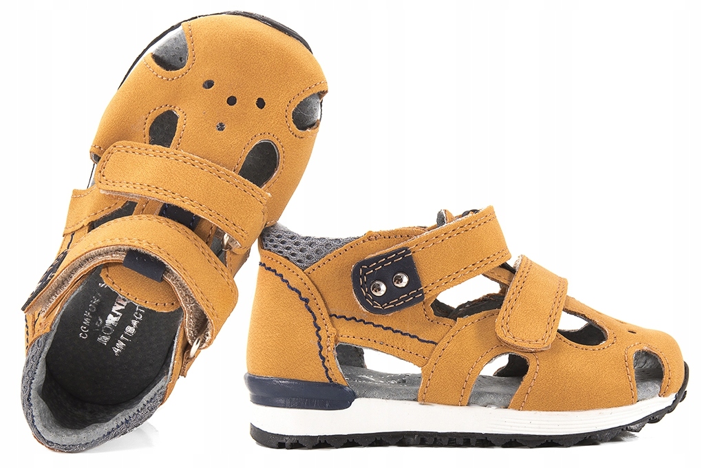 

Kornecki 4516 Sandałki Chłopięce Sandały camel 24