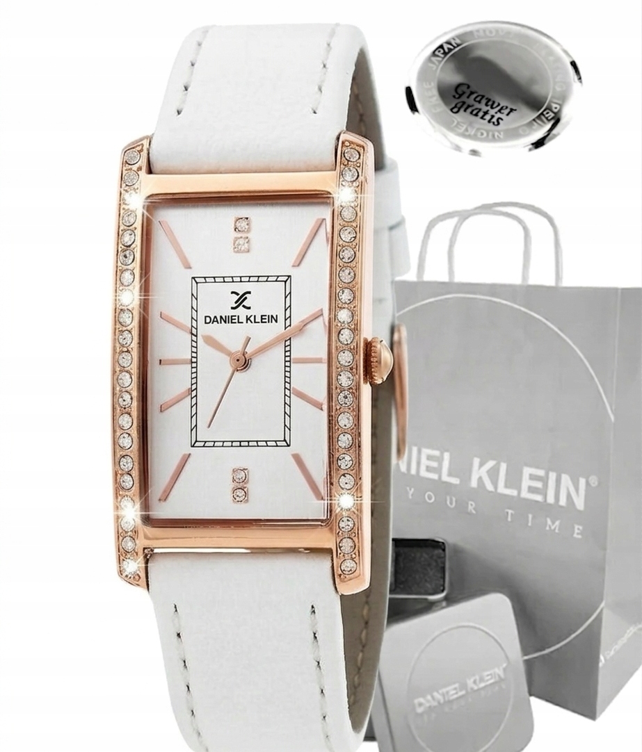 Dámské hodinky Daniel Klein Carina jsou elegantní a ženské s gravírováním