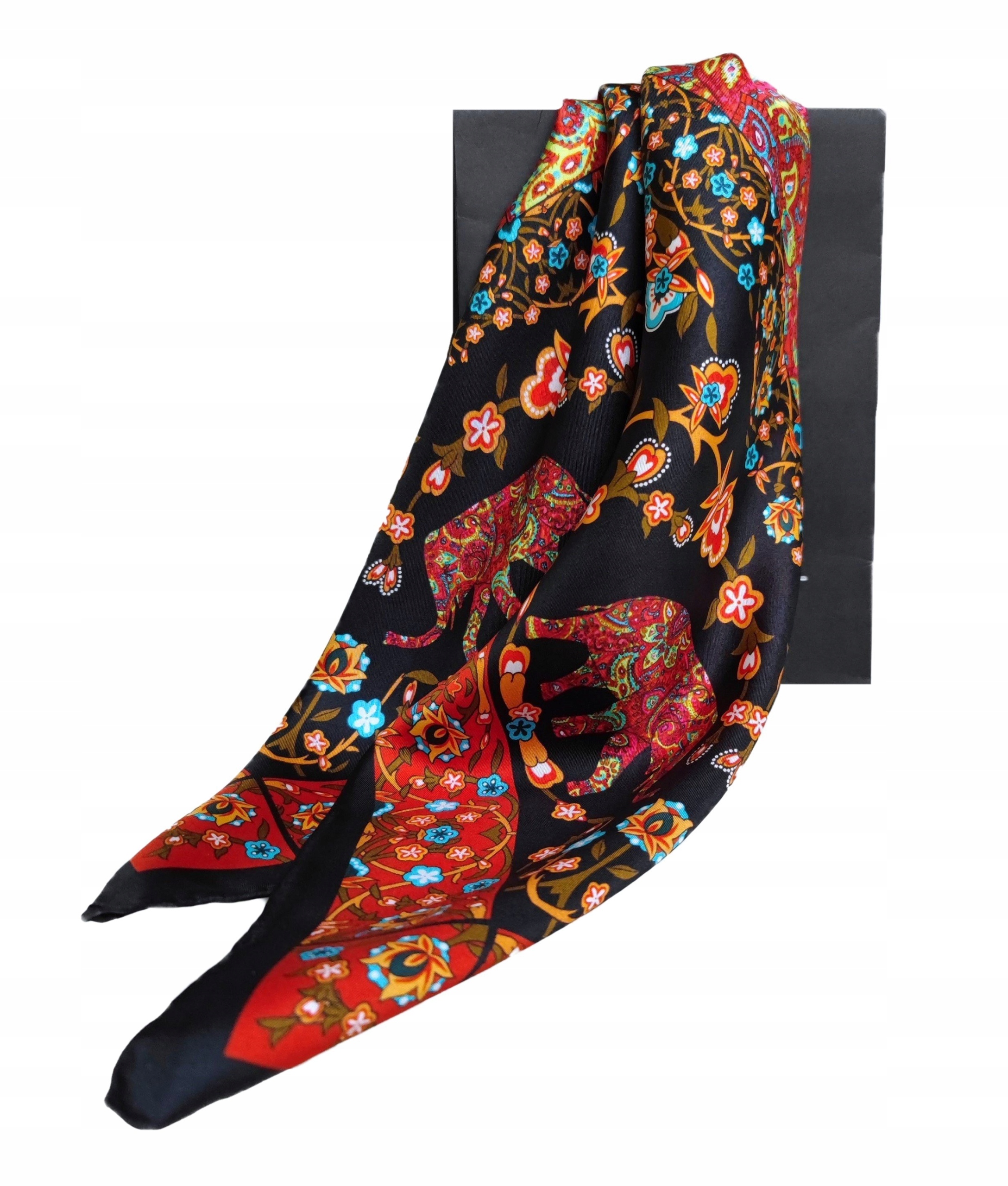 100% Hedvábný Značkový Šátek, Šátek, Prémiová Kvalita+