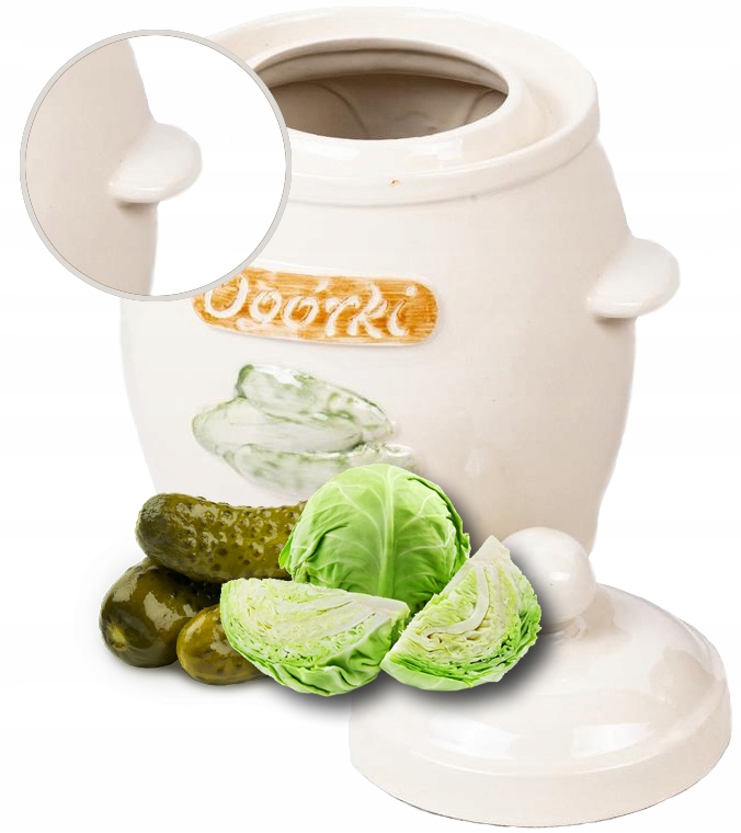 Hrnec Sud Kamenina Okurky Malý K Nakládání Okurek Zelí Keramika 3 L