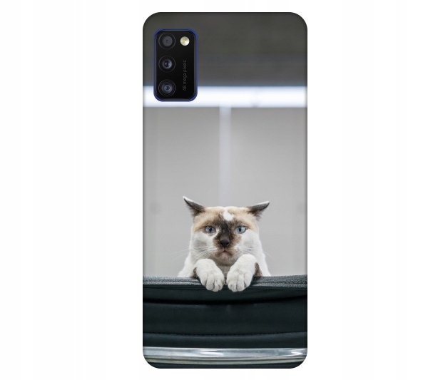 

Etui na telefon Samsung Galaxy A41 Kot kotek smies