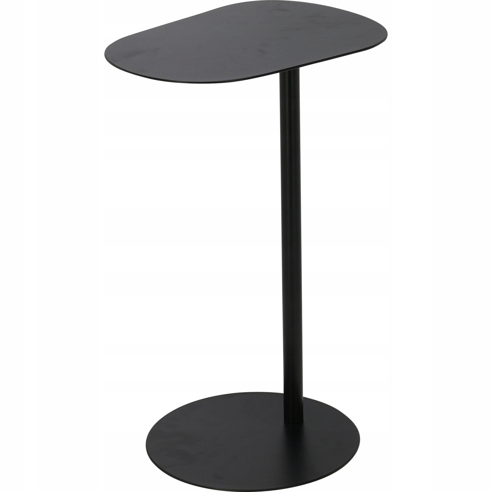 Kovový Stolek Černý 35 X 25 X 53 CM Odolný Do Obývacího Pokoje Kanceláře