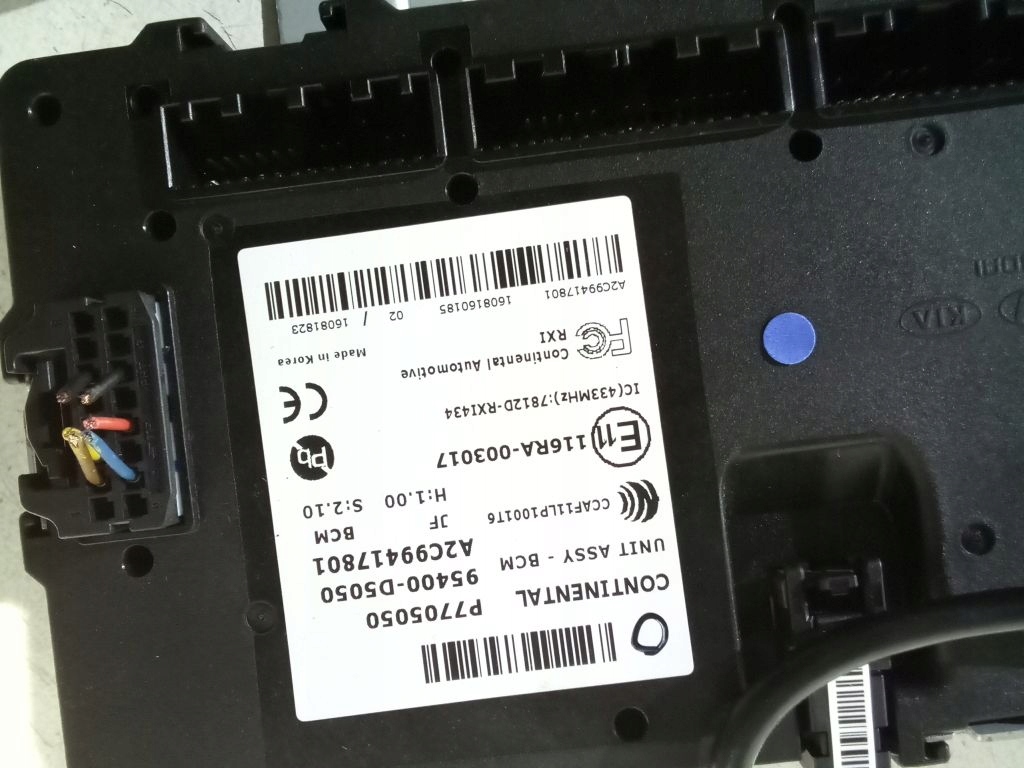Kia Optima IV modulo Controllo podwoziem